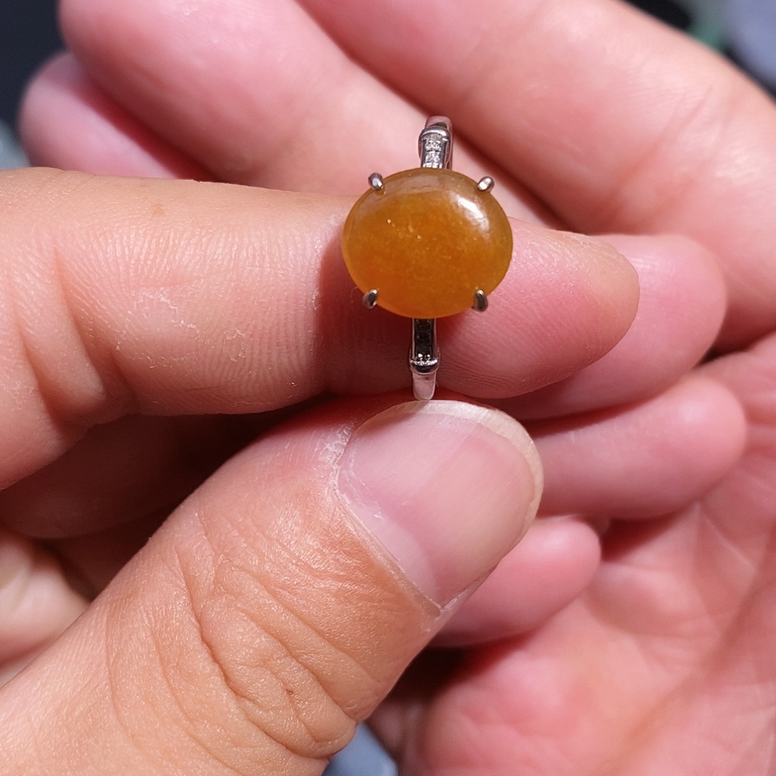 翡翠未镶嵌戒指004