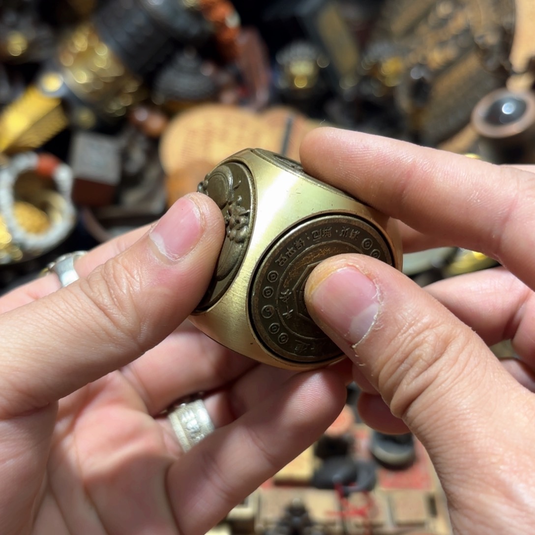 珍华铜器文玩摆件