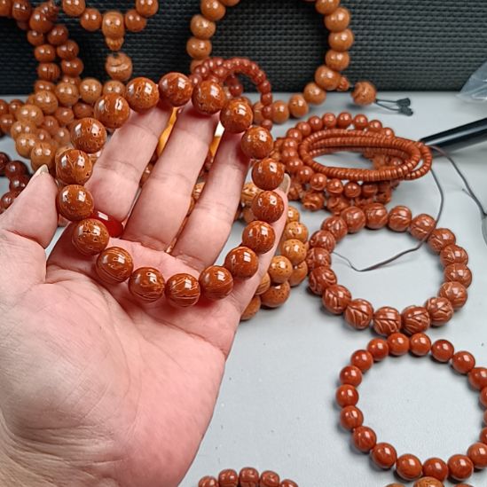 桃核吊坠铁籽红魔13定向产品超24小时不退换