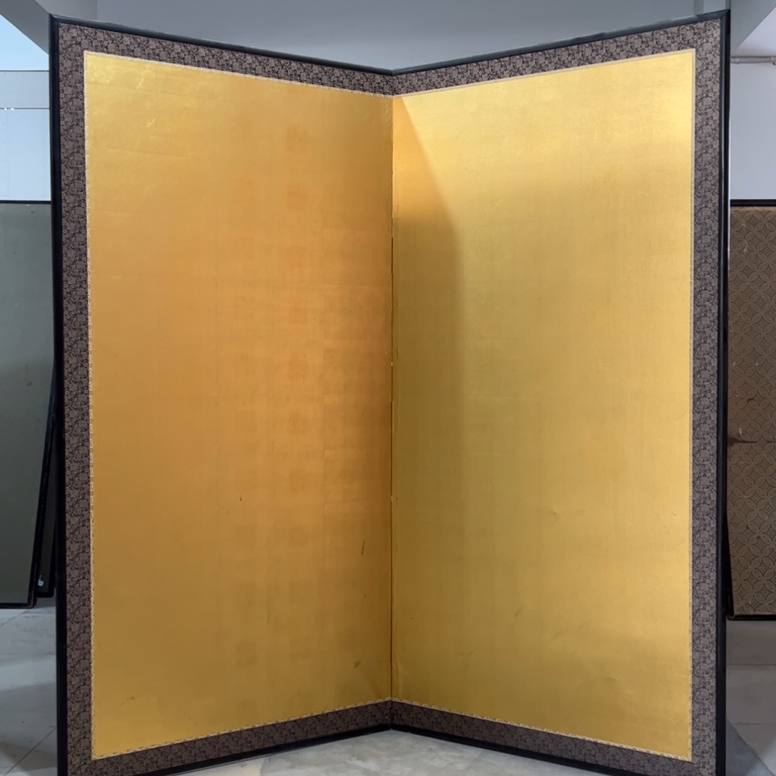 绘画屏风框画茶空间设计