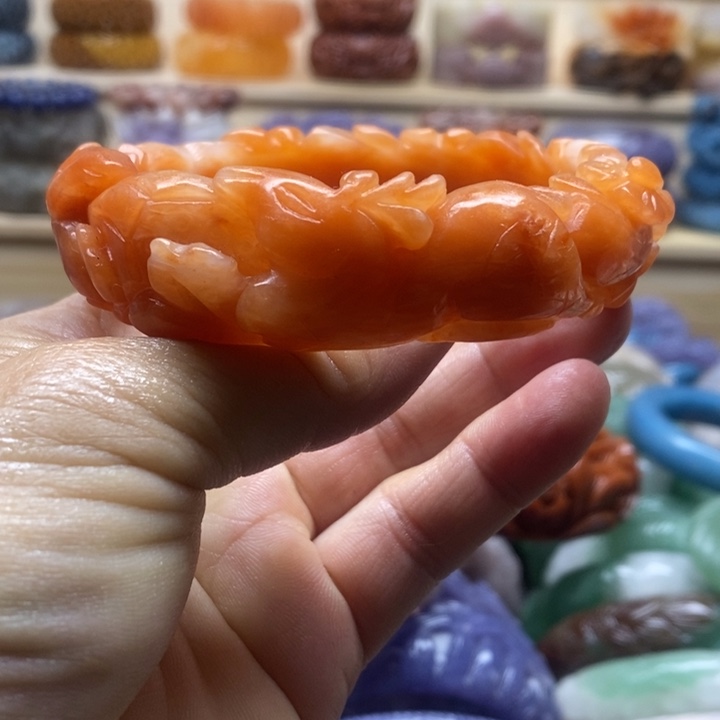 未镶嵌手镯石英质玉
