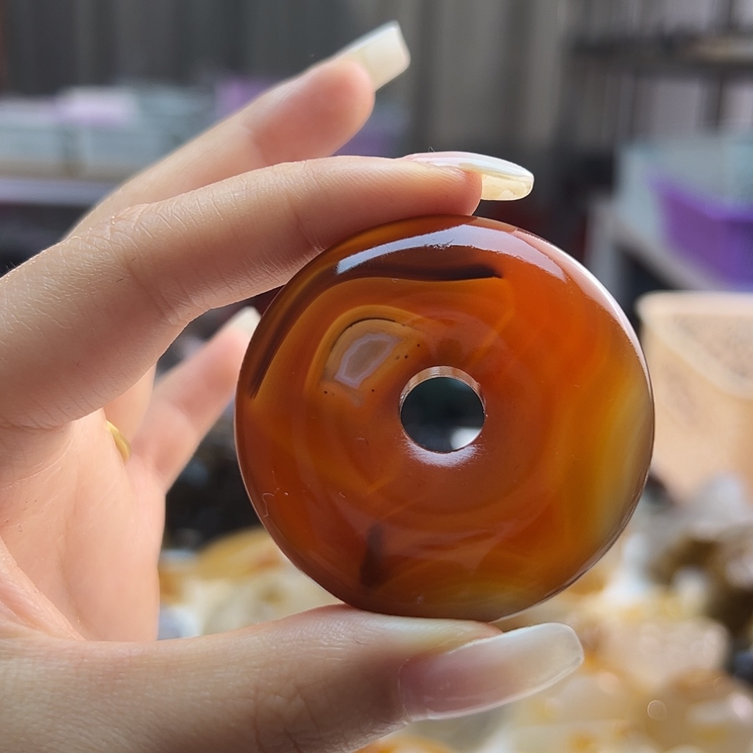 玛瑙/玉髓未镶嵌吊坠(不含链)