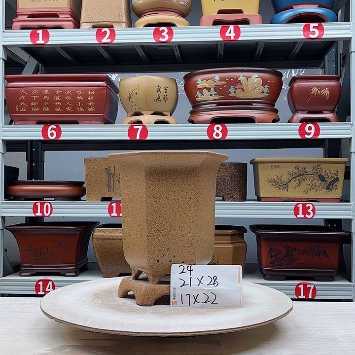 紫砂花盆紫砂花盆