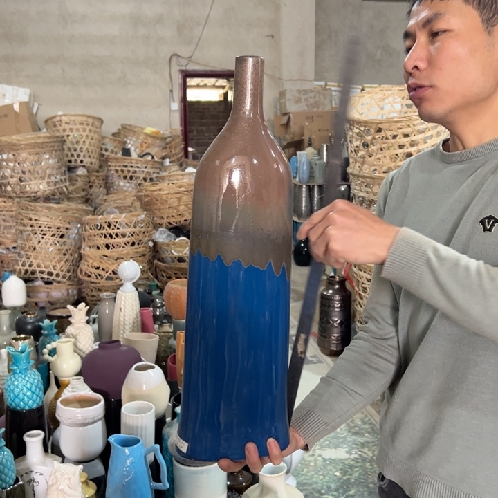 瓶高度58厘米口径3厘米微瑕捡漏