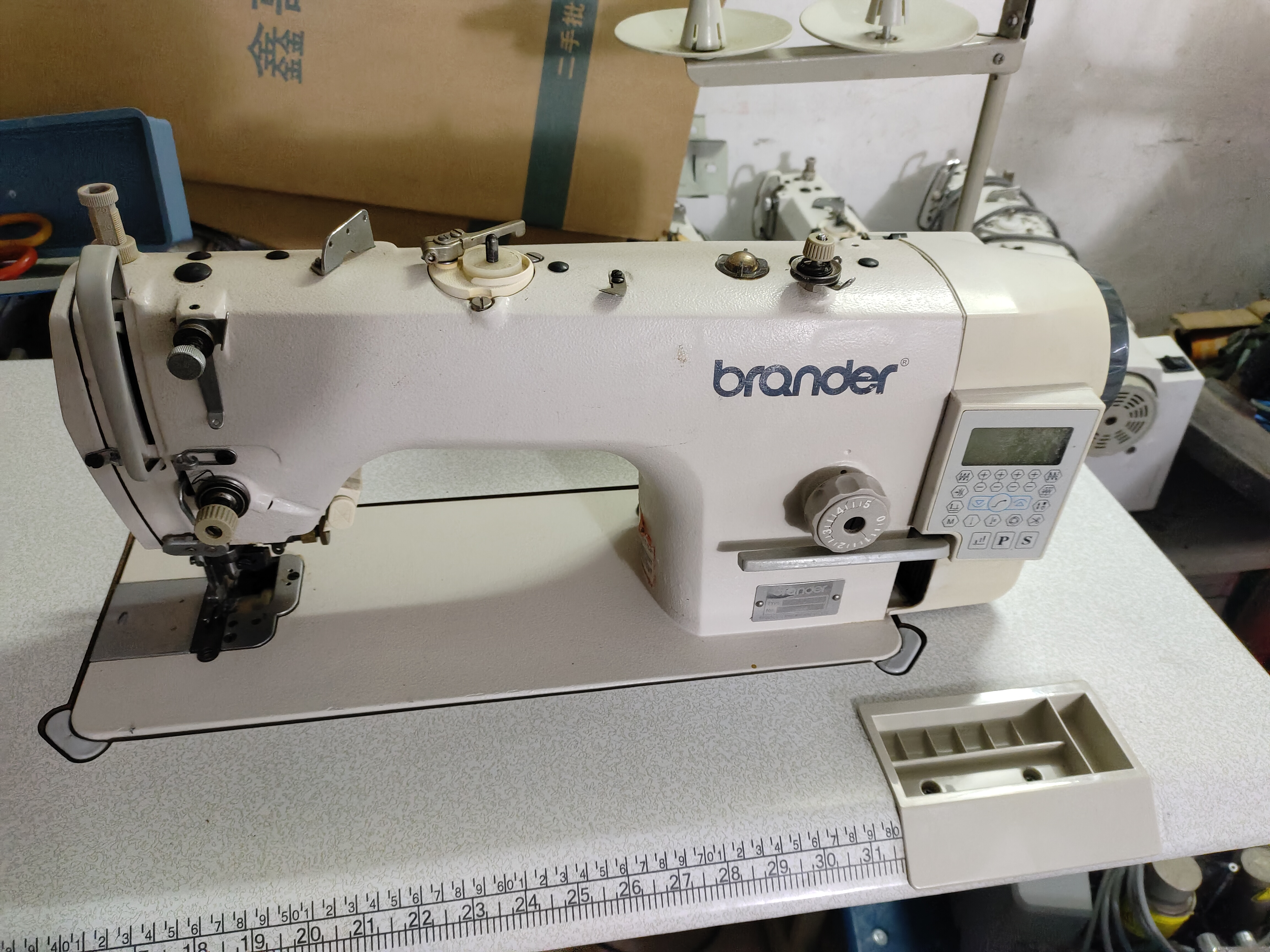 合资兄弟电脑刀车工业缝纫机电脑剪线倒针厚通吃