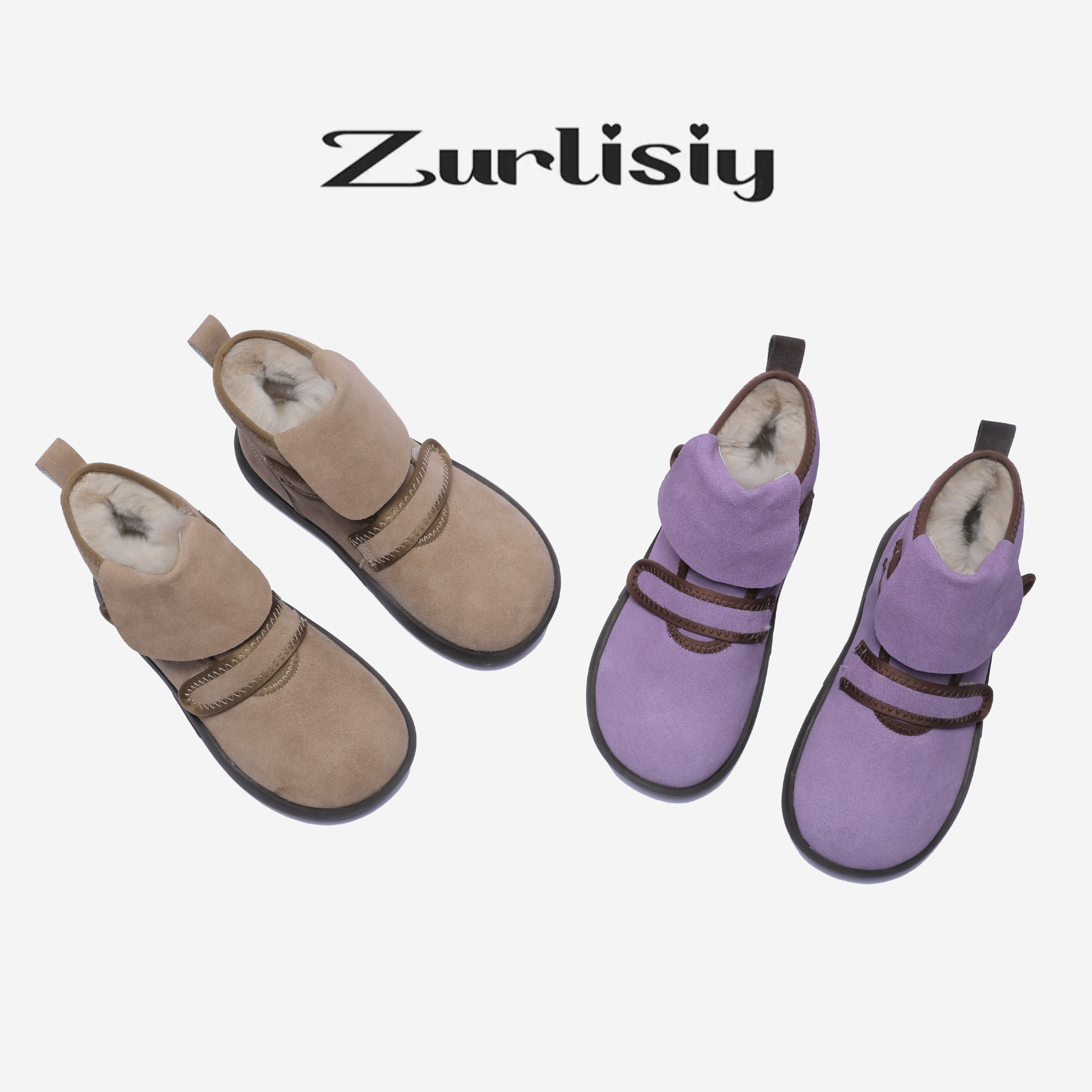 原创新品首发真皮棉鞋2025年新款软底防滑轻便女棉鞋5L329 5L353