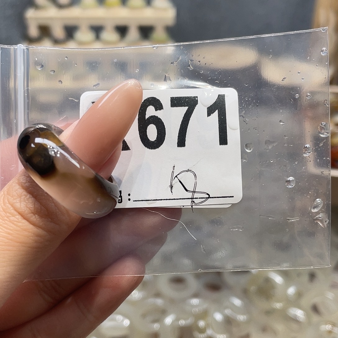 玛瑙/玉髓未镶嵌戒指671