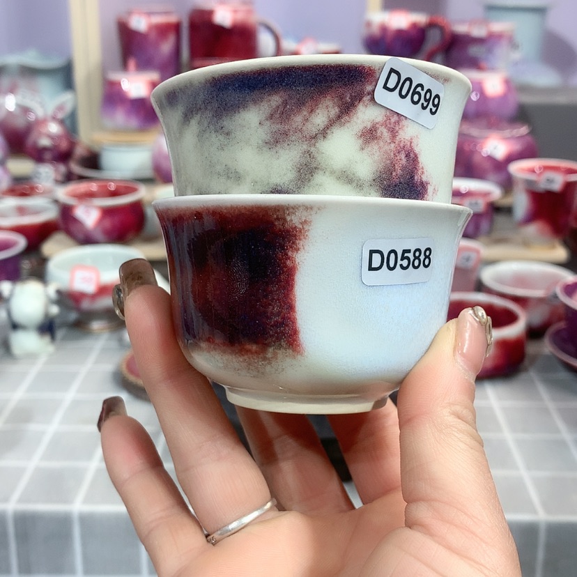 【闪购商品】钧瓷主人杯摆件工艺品