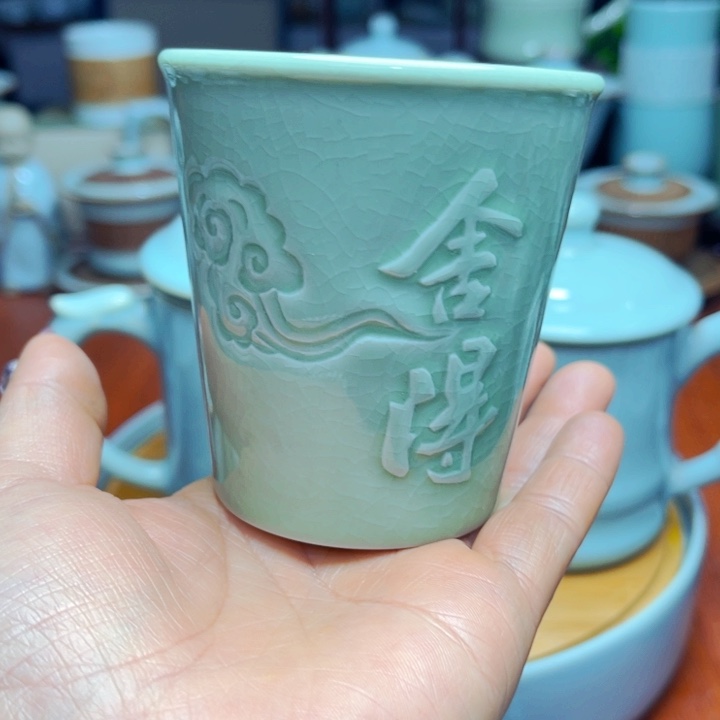 【闪购商品】汝州单壶单杯天青