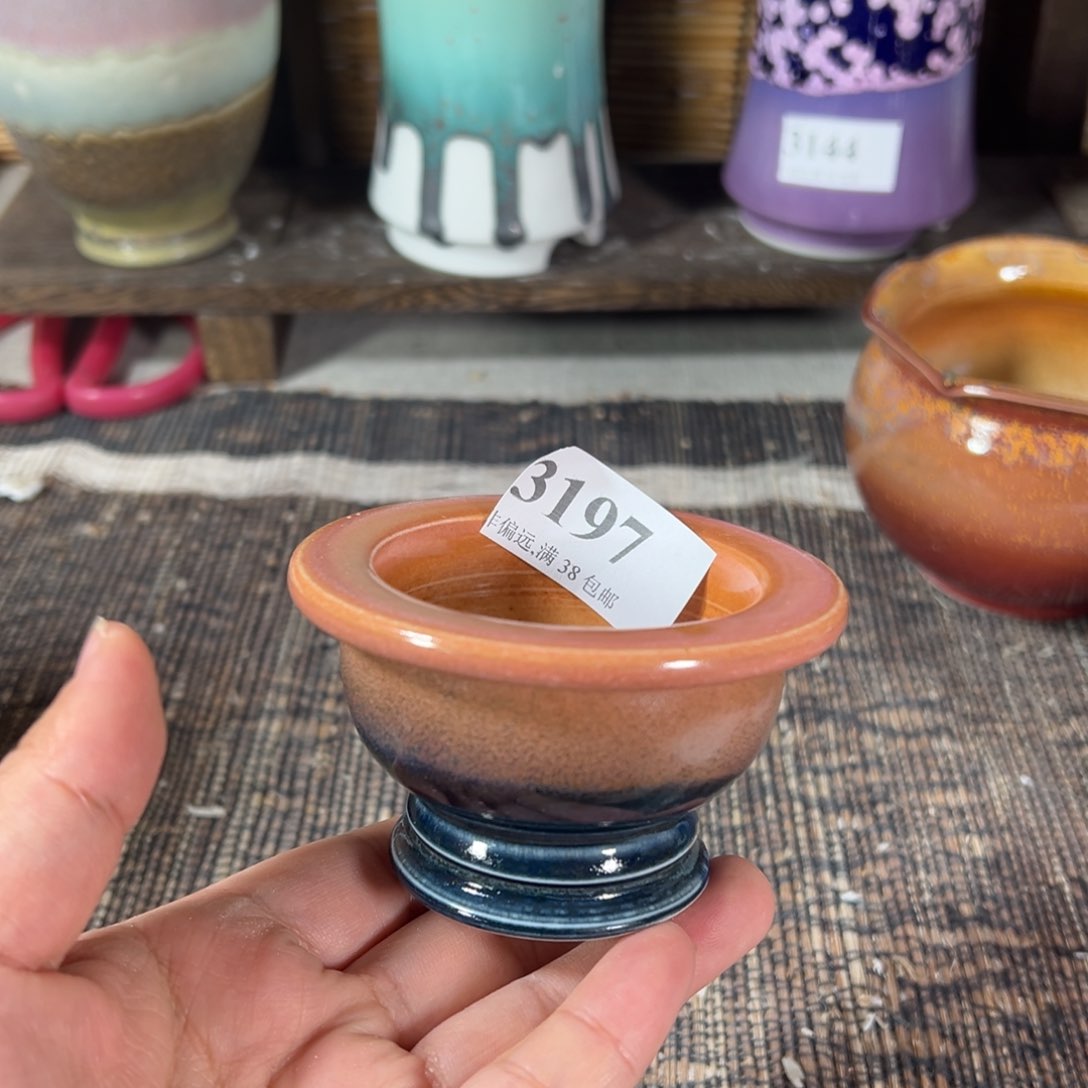 红陶景德镇手工花盆