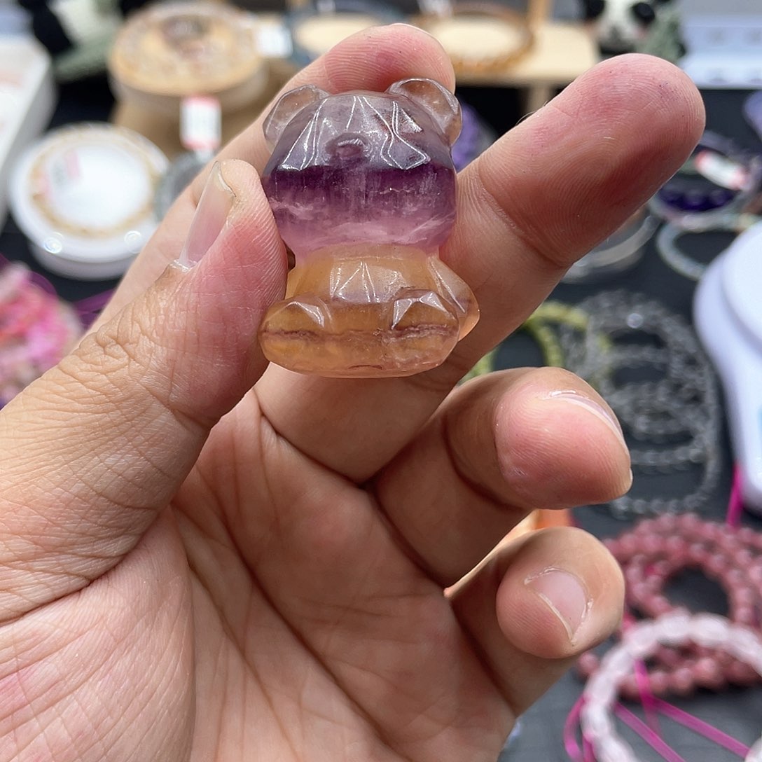 水晶手链未镶嵌熊