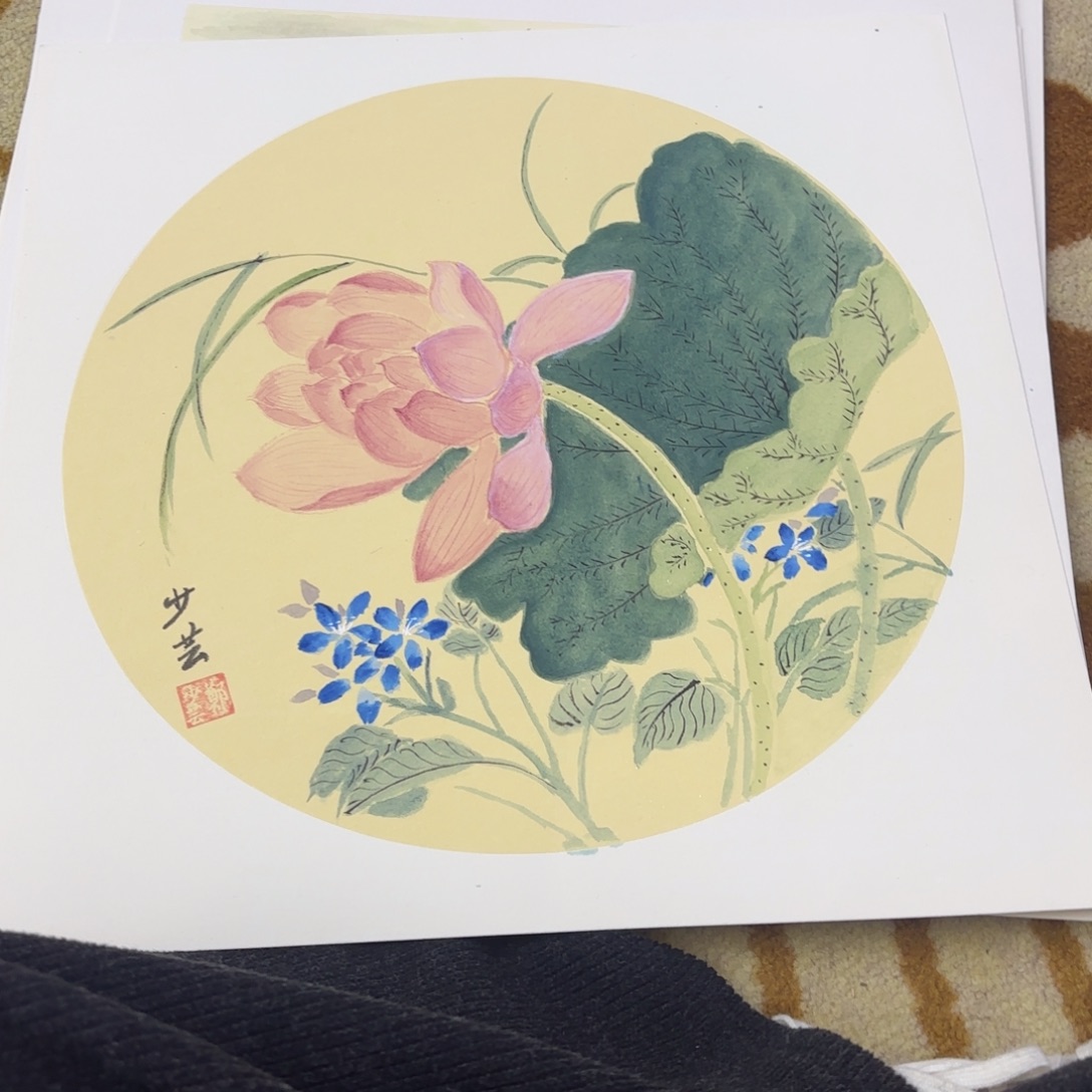 国画38-38卡纸作品艺