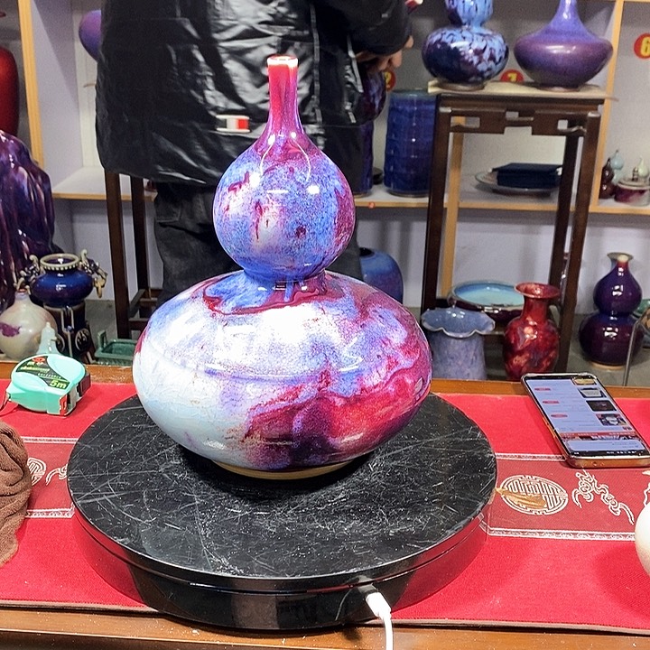 瓶中国神垕精品钧瓷