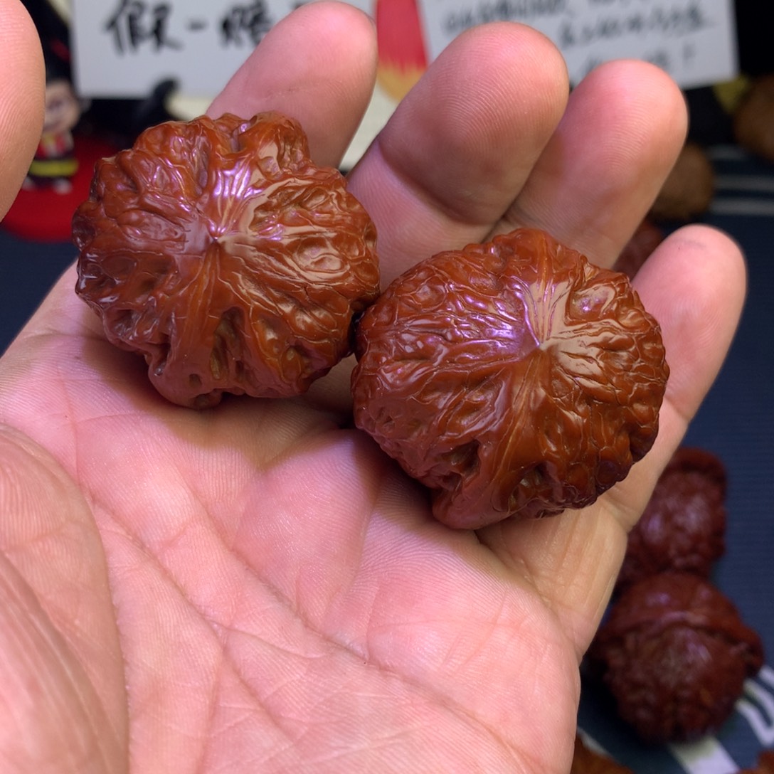 文玩核桃把件铁锤