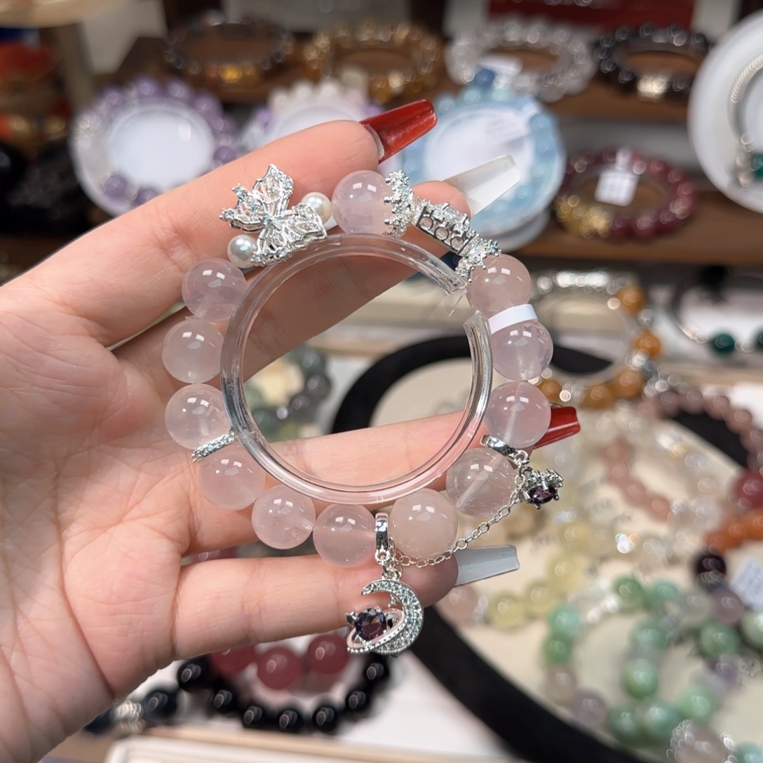 水晶手链未镶嵌设计款