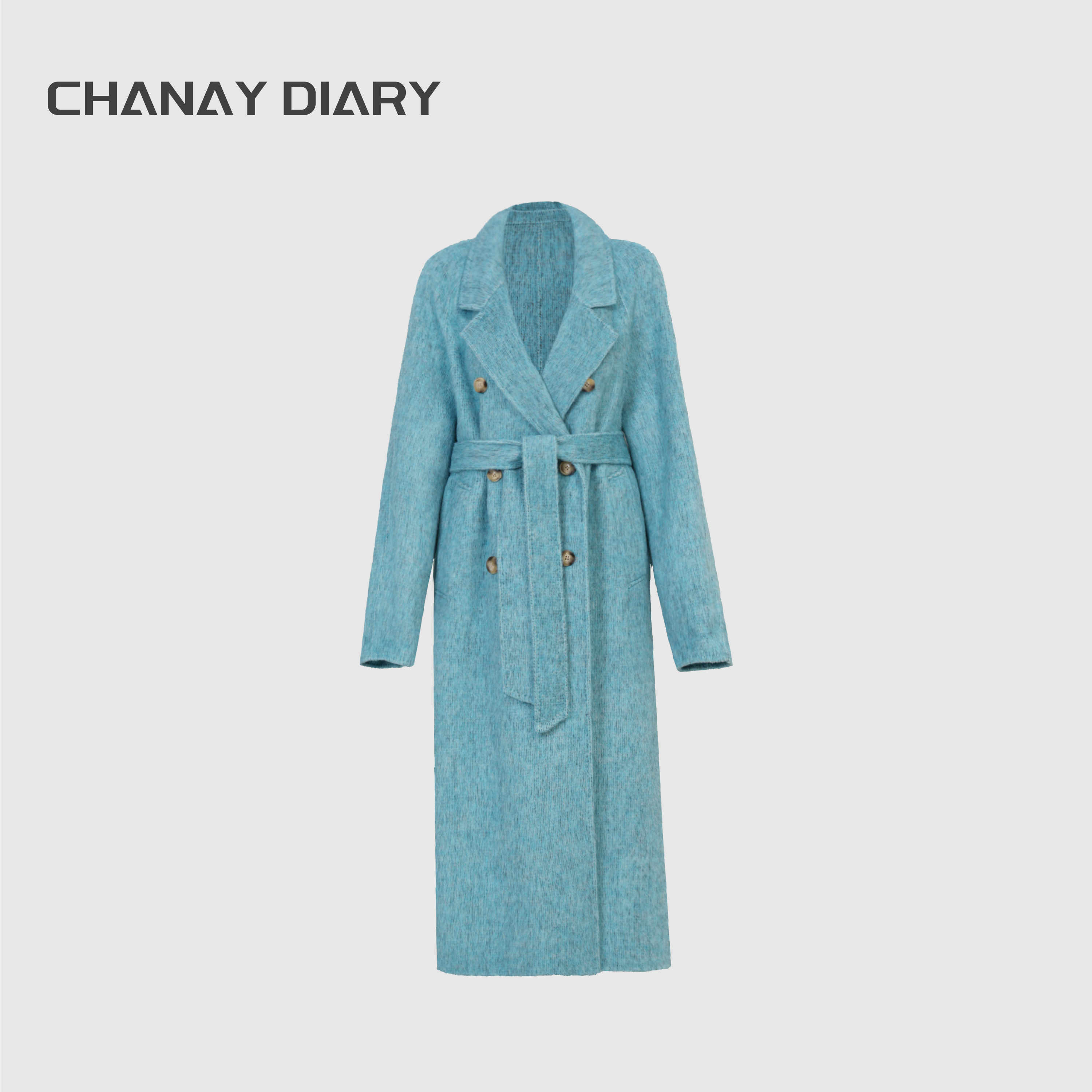 【人生大衣】M家101801羊毛大衣女款2025新款经典中长款毛呢外套