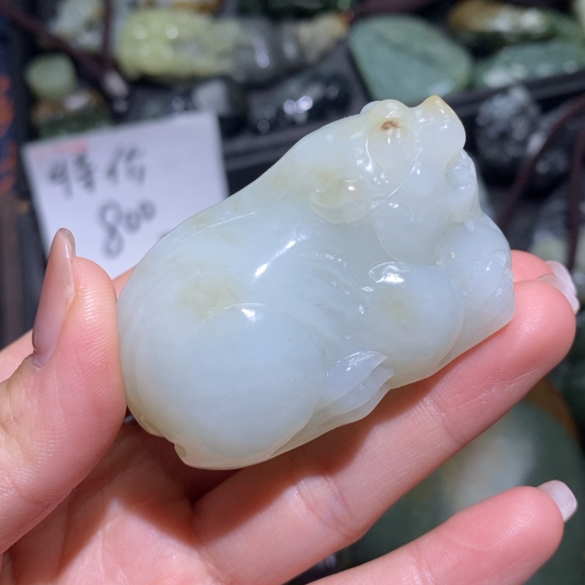 【闪购商品】未镶嵌和田玉把件玉*麟