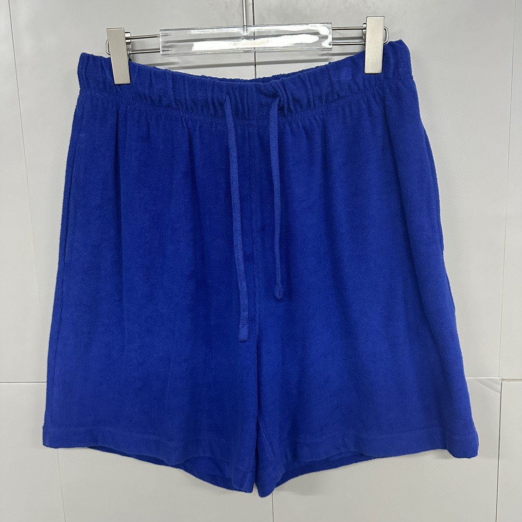 99新  Burberry巴宝莉 战马印花毛巾布短裤 M码 D14404