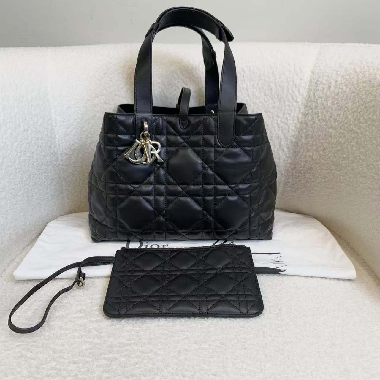 99新 DIOR/迪奥 壹臻/黑金Touiours中号 71299181