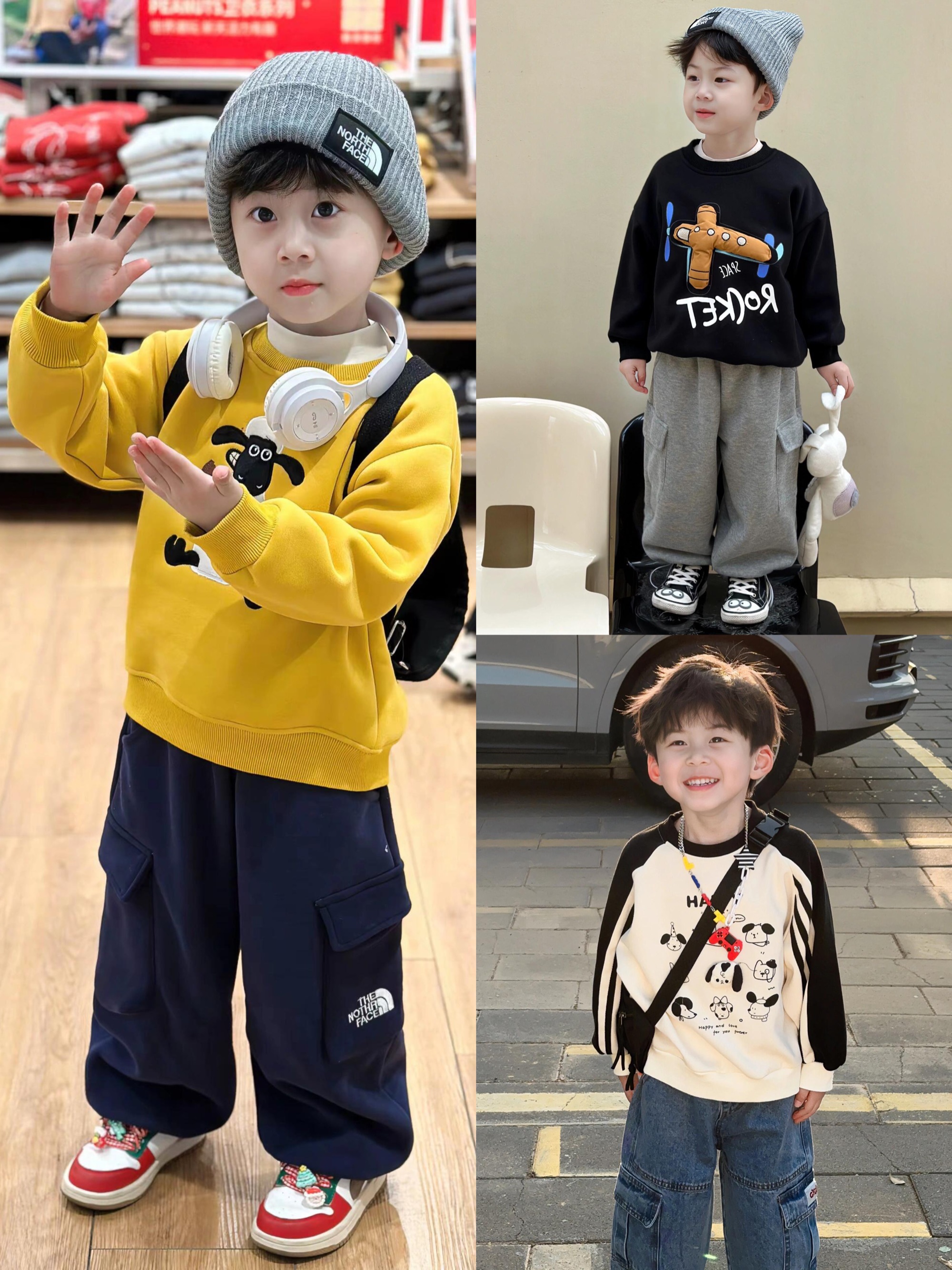 新款冬季加棉加厚时尚百搭儿童外套