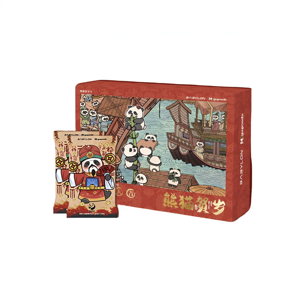 【巴比伦】熊猫贺岁-昇卿送福系列 熊猫典藏卡