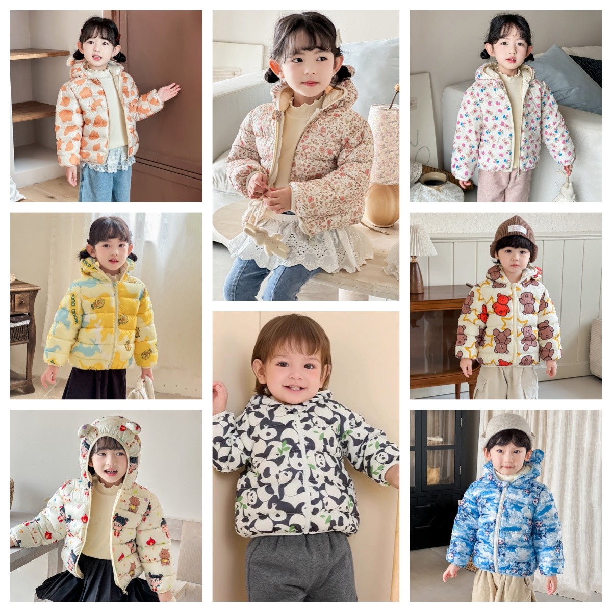 【花色】001-200【按身高加20卡码偏胖加30拍】儿童冬装