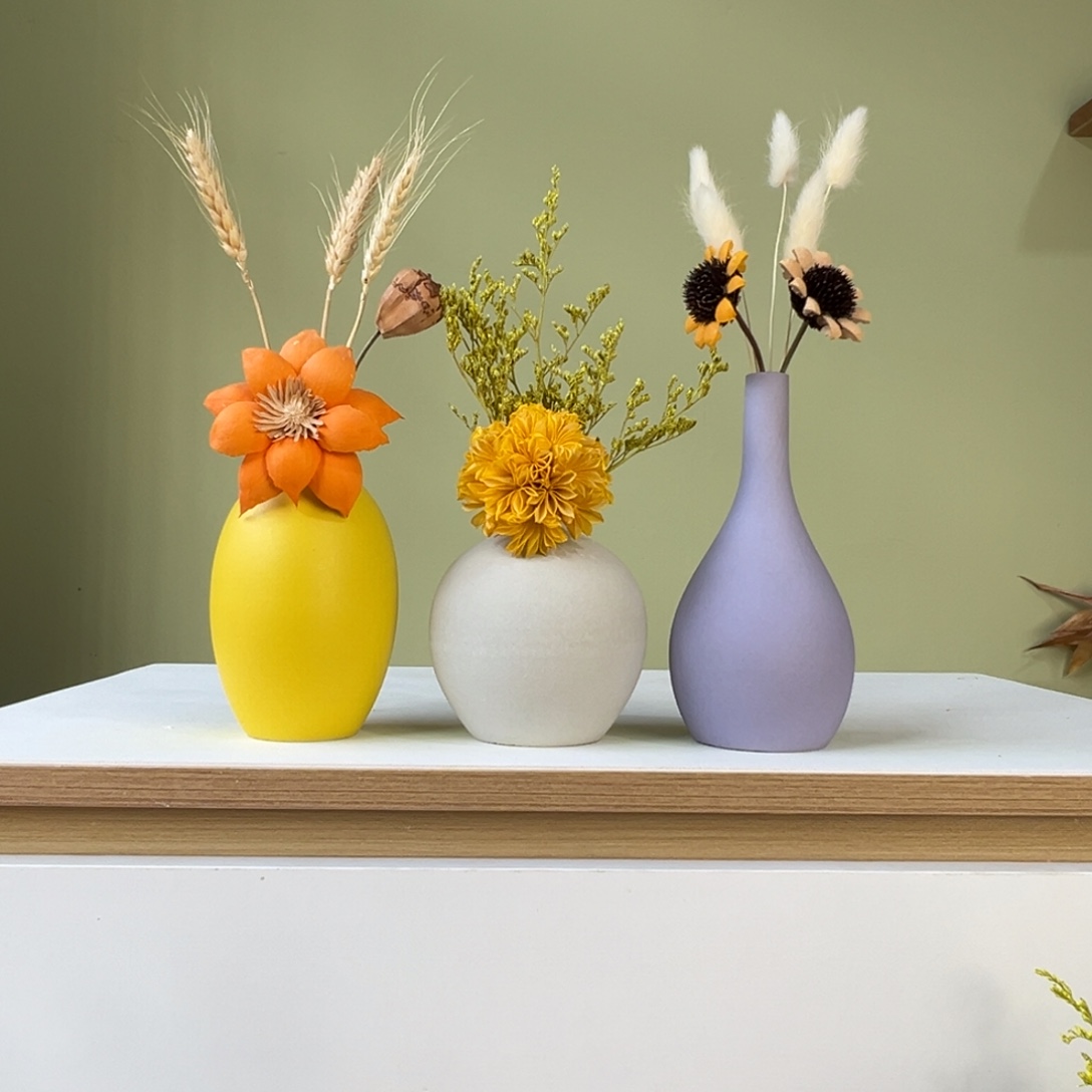 陶瓷花瓶陶瓷花瓶带花高度20-30厘米左右