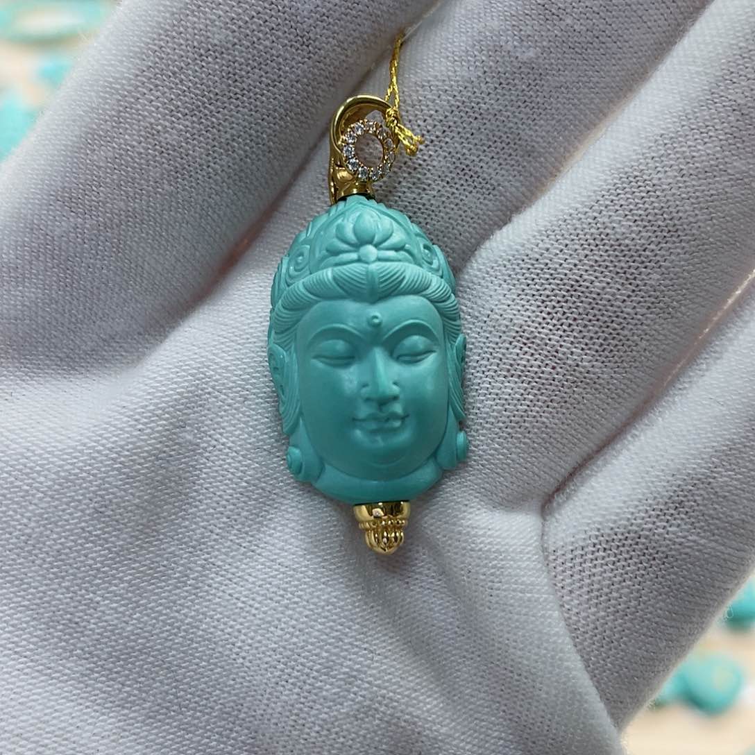 绿松石珠宝奇石未镶嵌