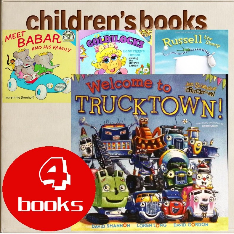 英文原版绘本4本93251218041