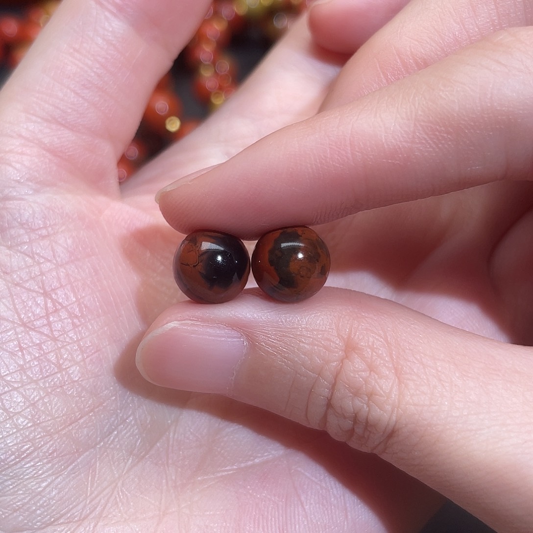 南红玛瑙未镶嵌圆珠