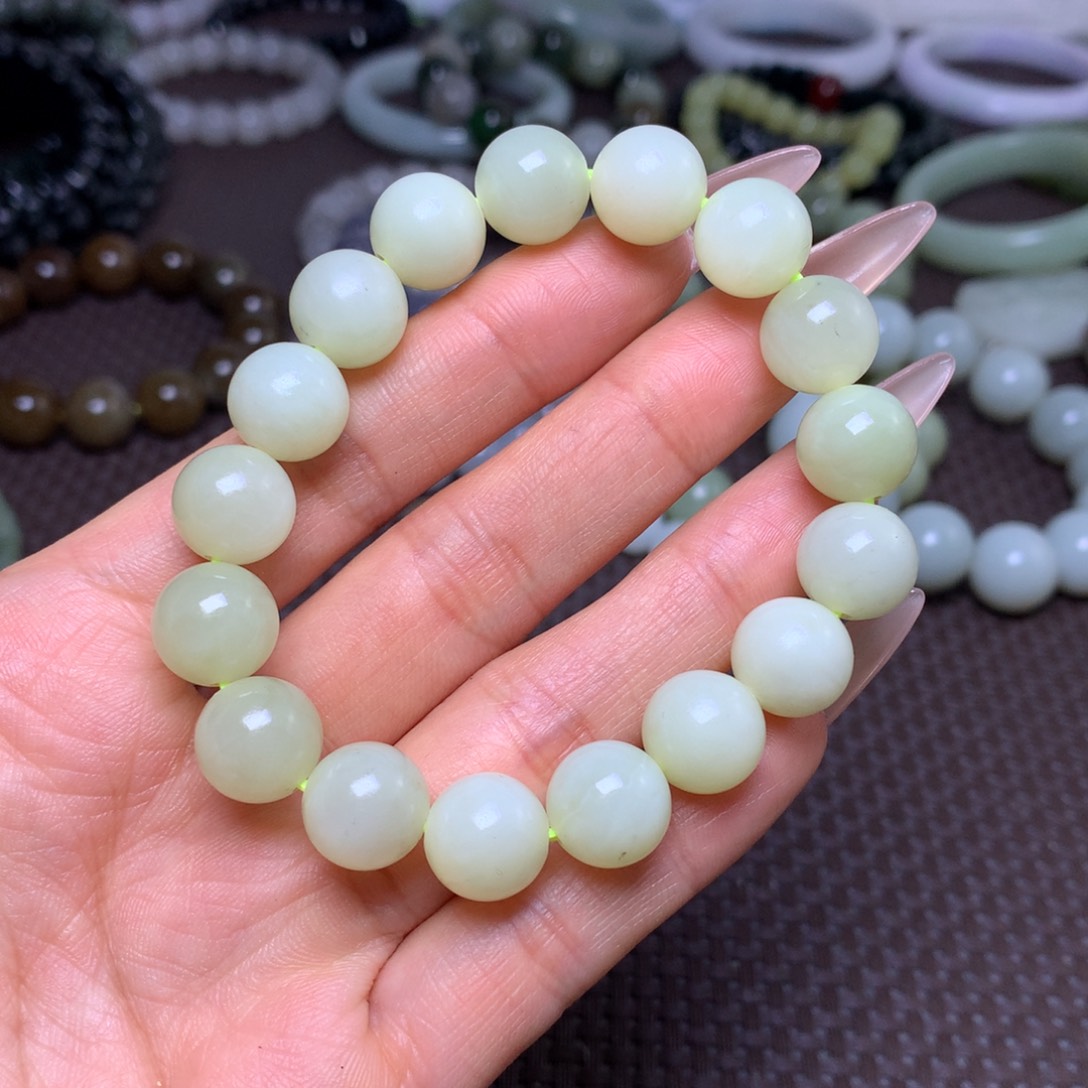 未镶嵌手串和田玉卡12