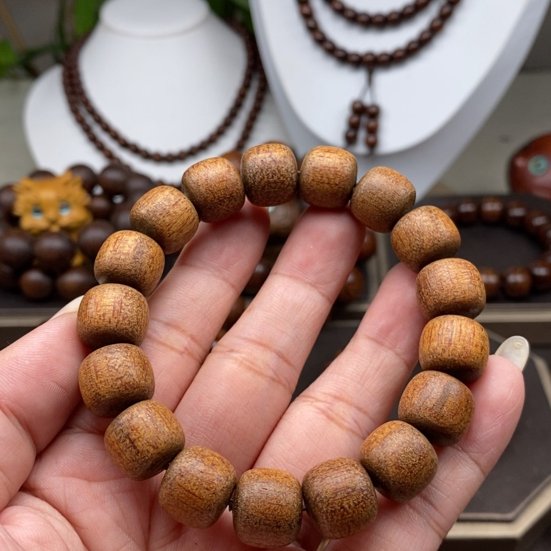贡木手串/手链贡木1213橘龙粗抛