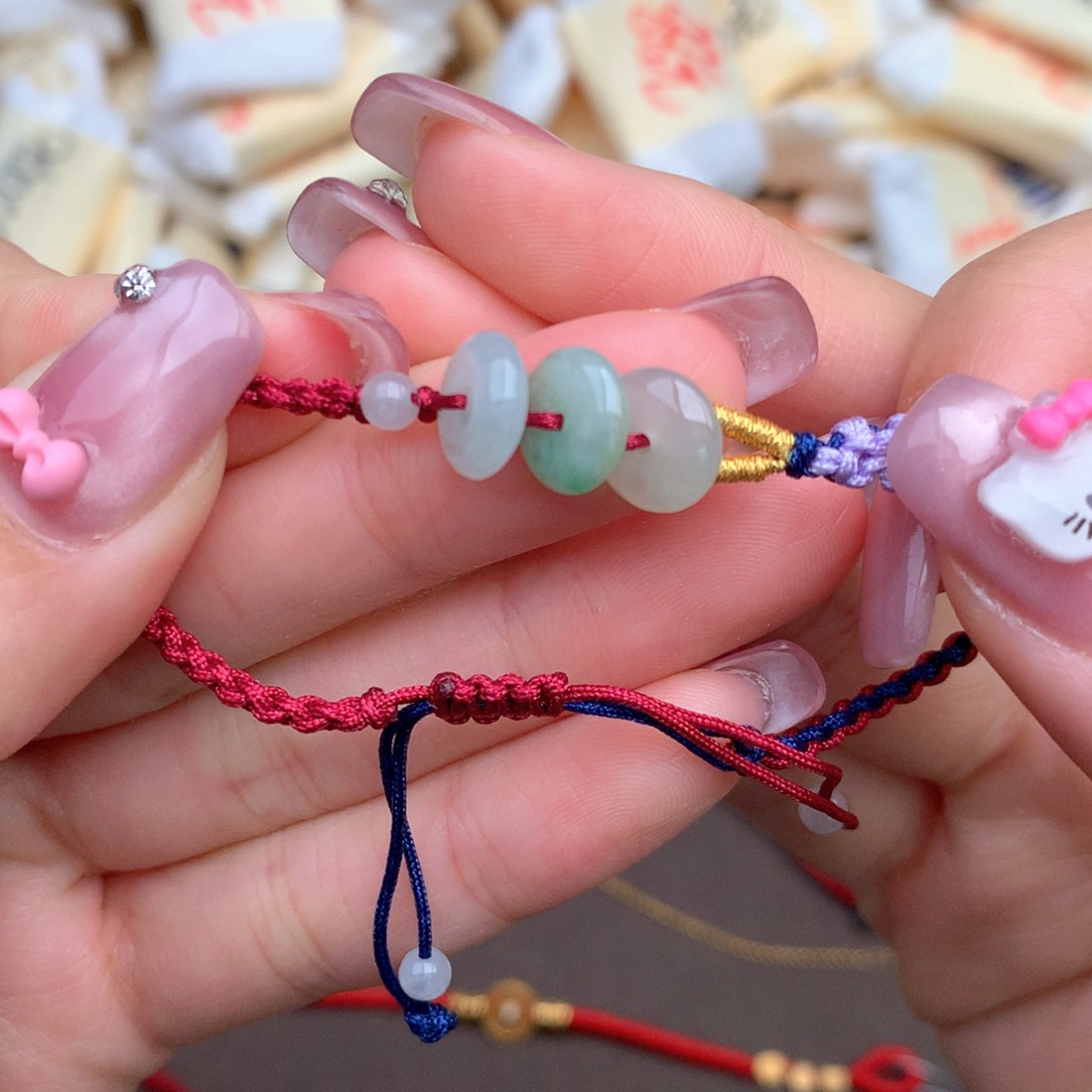 【闪购商品】翡翠手绳未镶嵌一