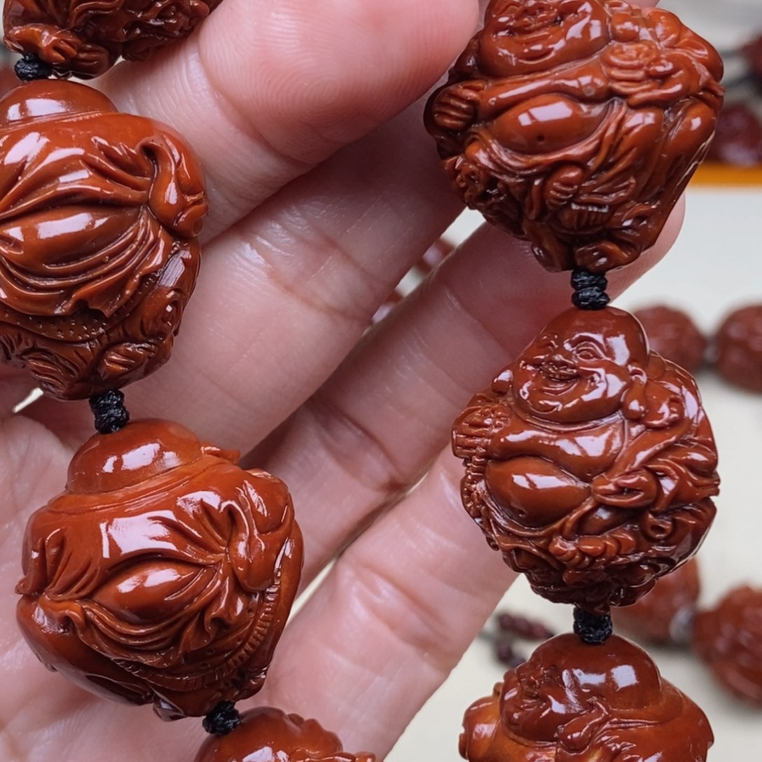 橄榄核吊坠懋弥勒弥勒