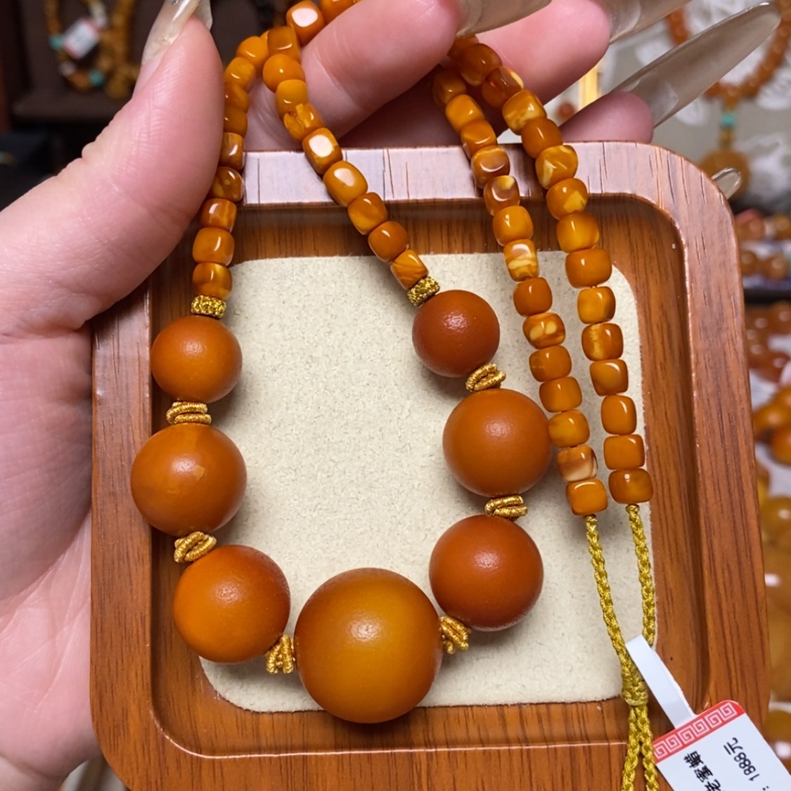 【闪购商品】蜜蜡颈饰未镶嵌项链