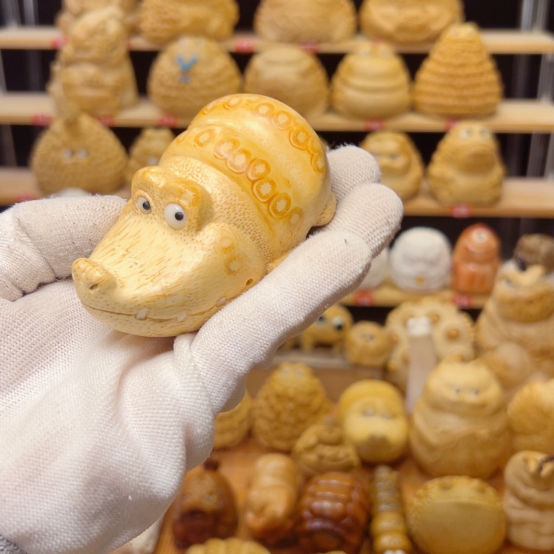 竹类竹根雕鳄鱼1144444