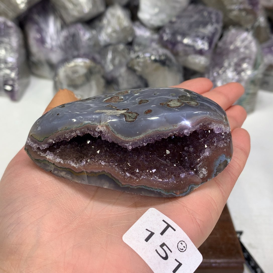 紫晶摆件未镶嵌水晶