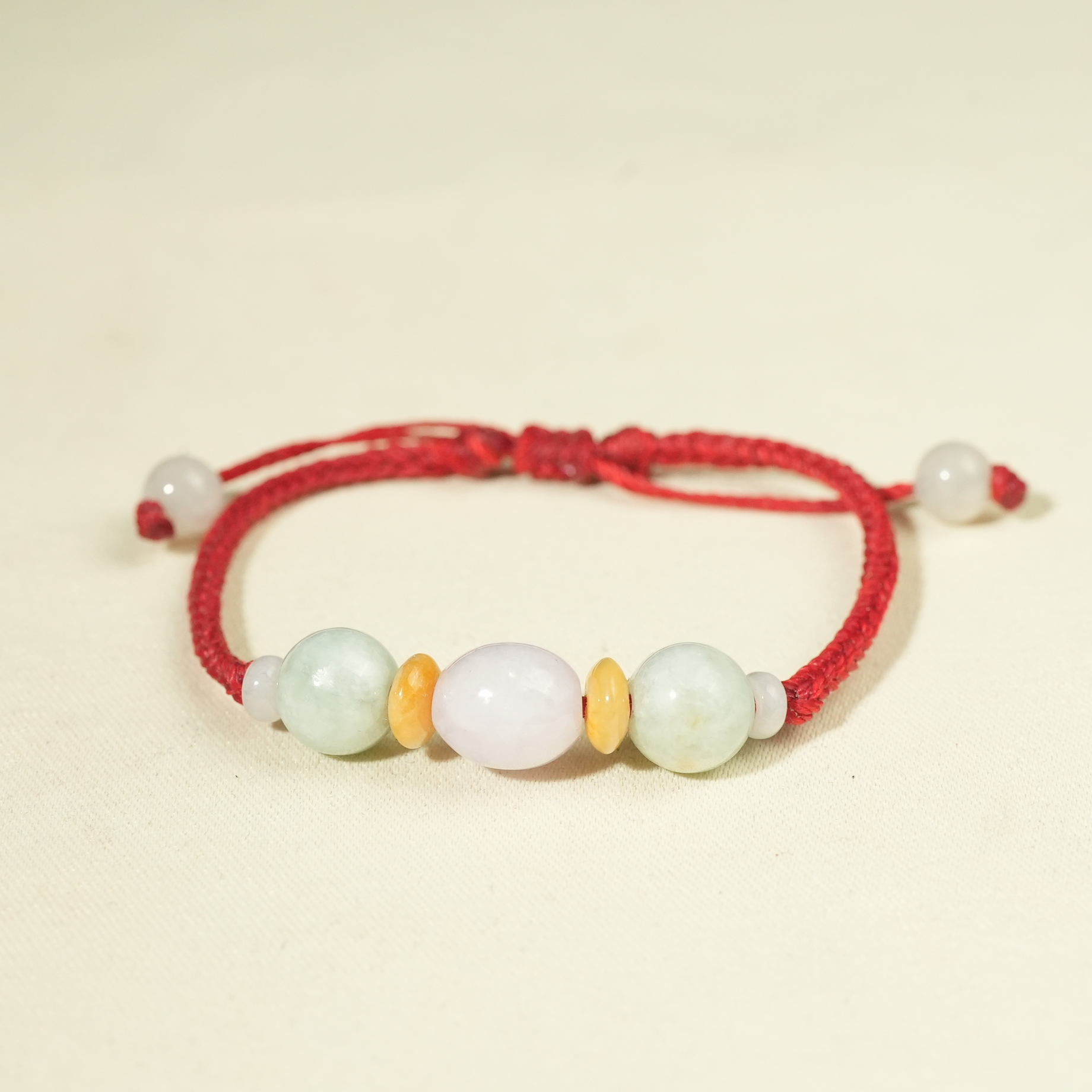 二十世纪中后期紫罗兰翡翠圆珠手链【华豫之门】AAGTY250221007