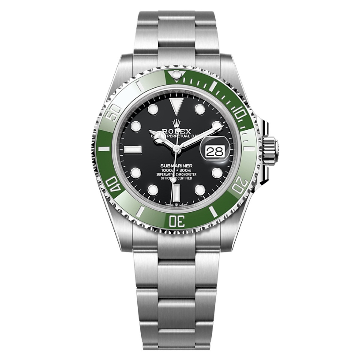 99新 Rolex/劳力士 126610三代绿/41毫米/21年11月全套