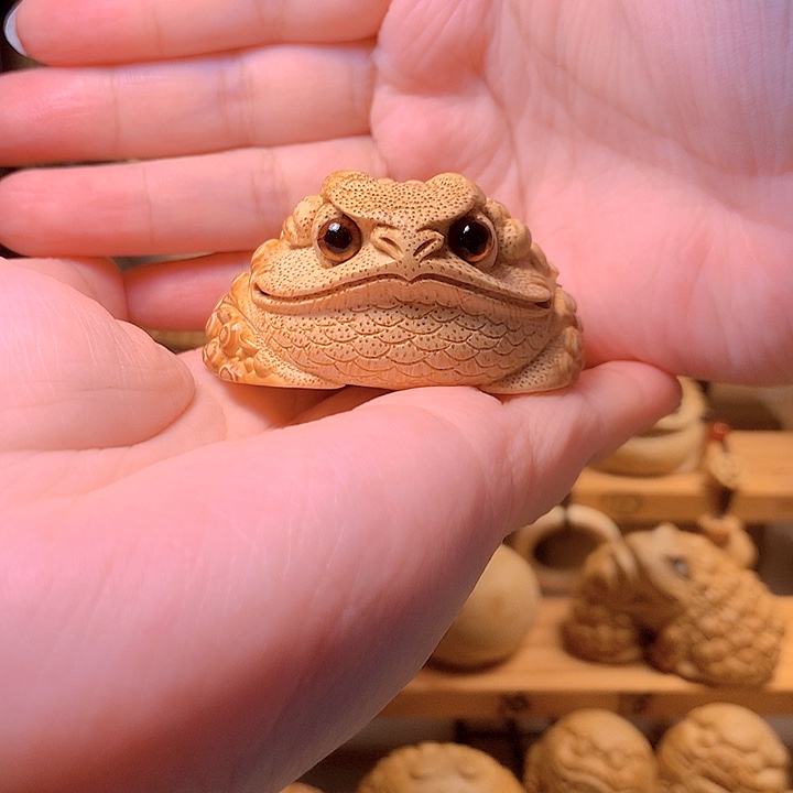 竹与**行精工鹰嘴金蟾纯手工打造