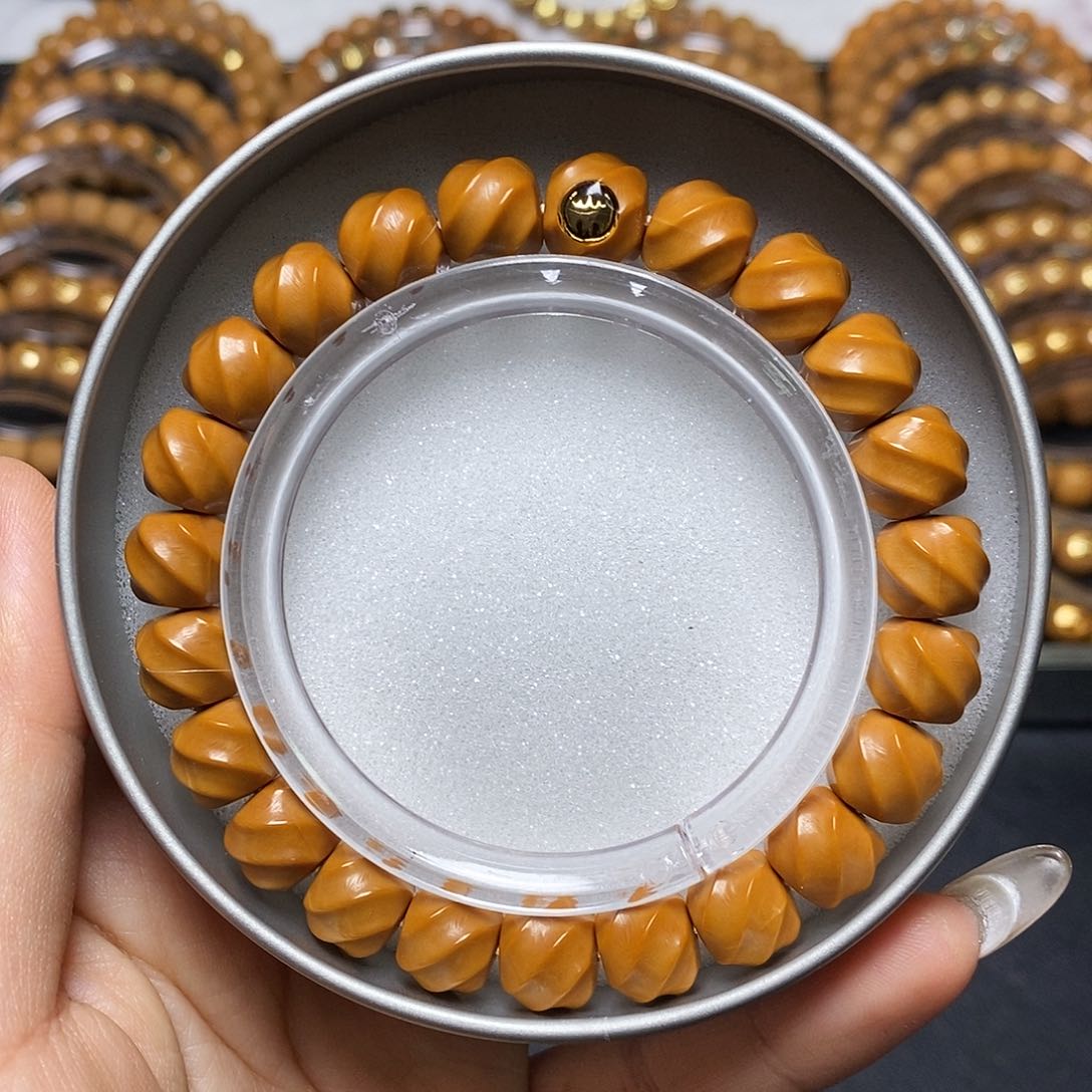 猴头核桃手串金标转运珠尺寸10左右全品单号329号