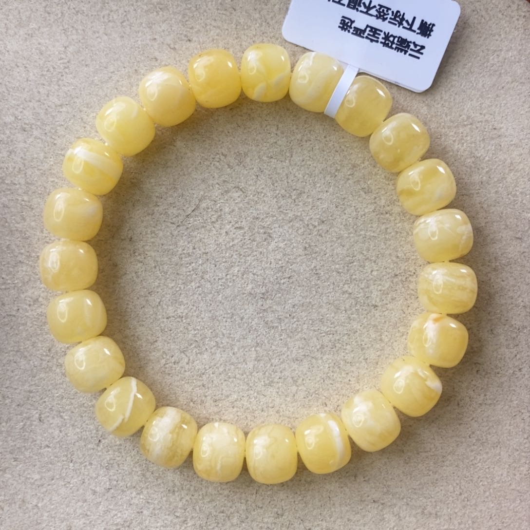 蜜蜡珠宝奇石未镶嵌9.6mm