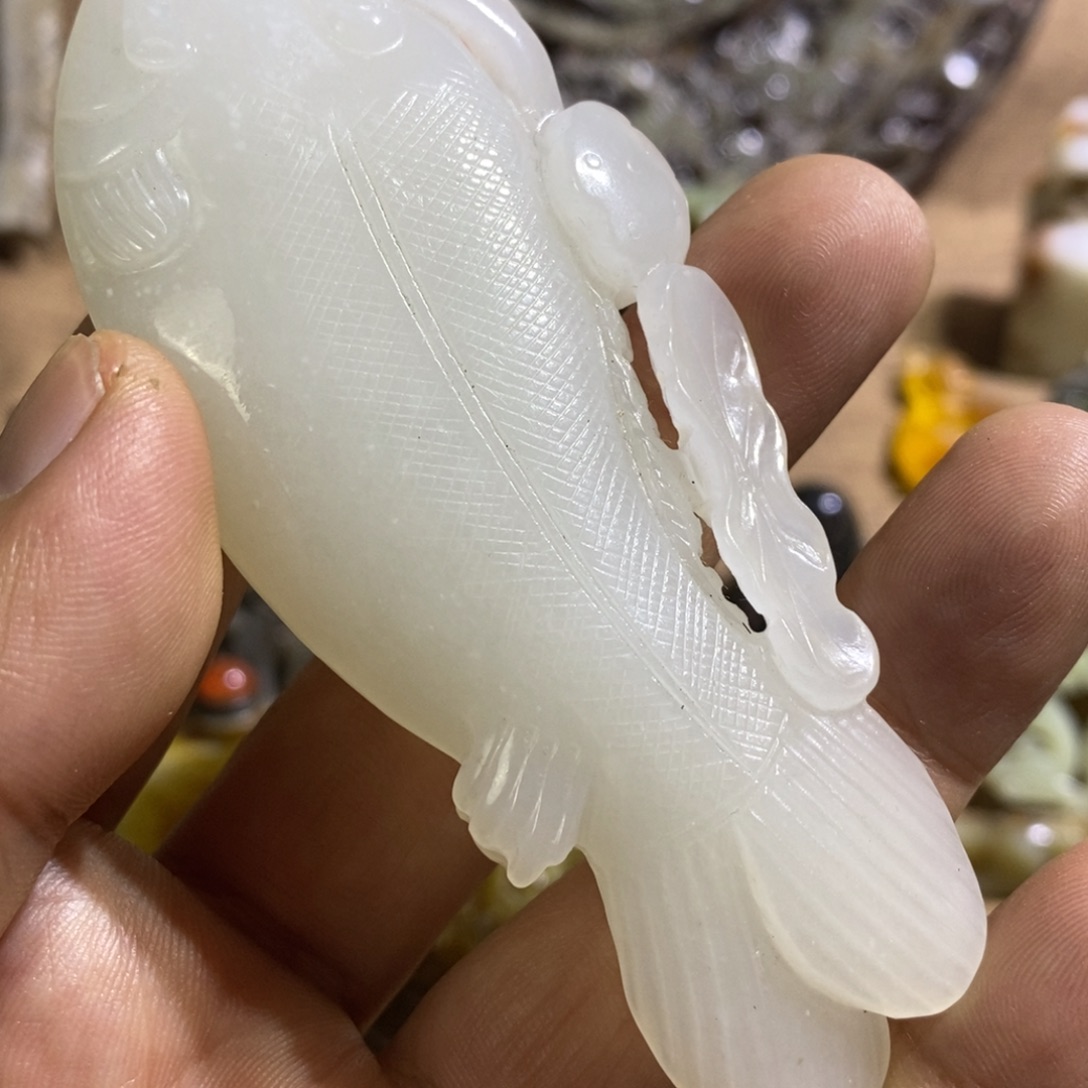 H***C和田玉（糖玉）未镶嵌挂件