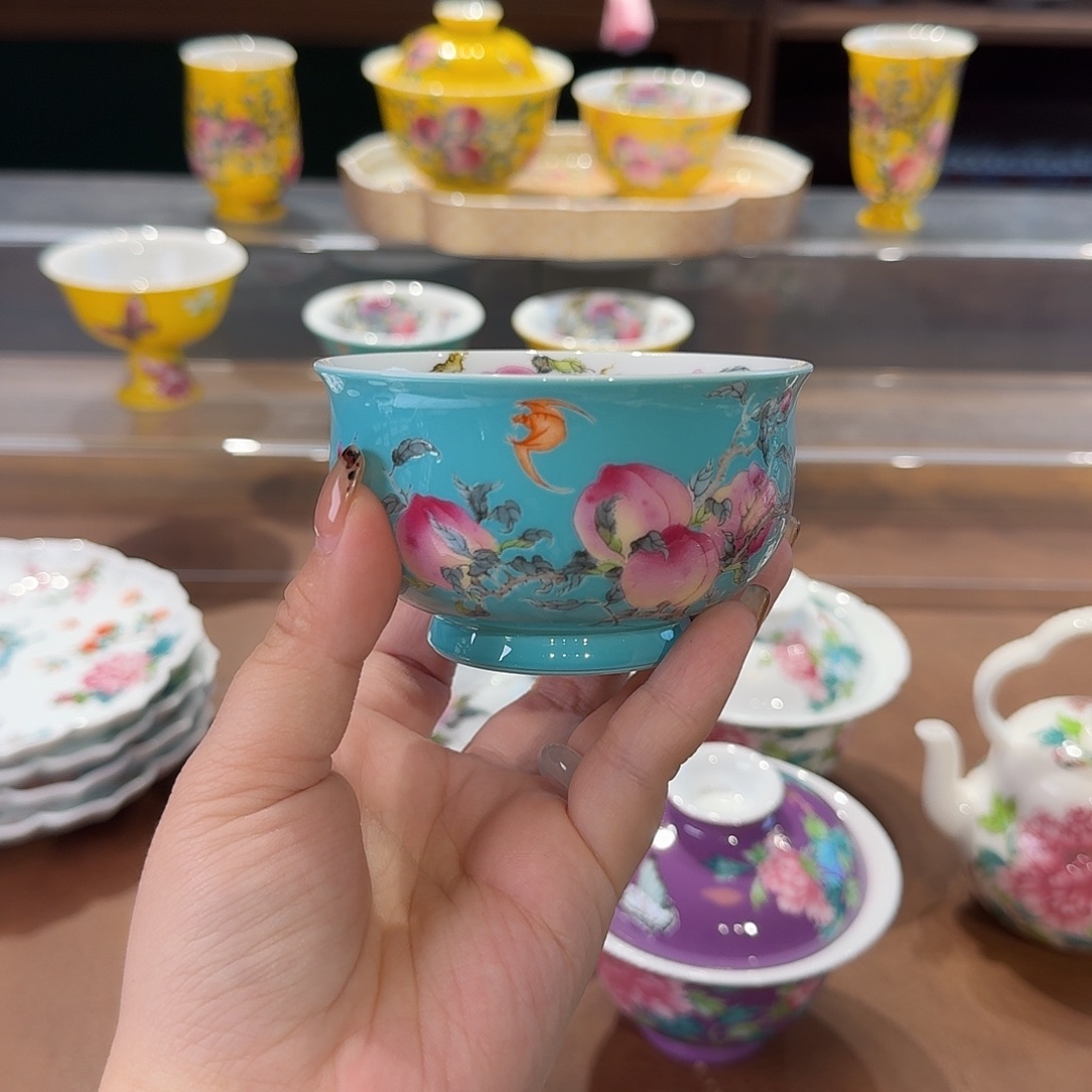 珐琅彩主人杯茶具系列