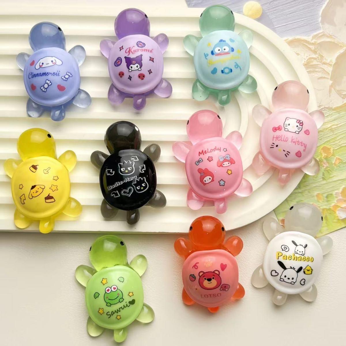 【双许愿-九宫格】三丽鸥小乌龟盲袋可爱立体桌面摆件潮玩挂饰diy