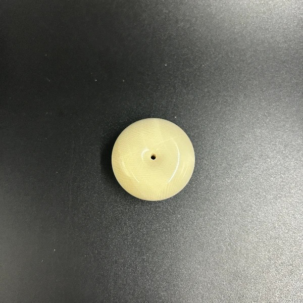 B6174天然猛犸牙精品5A乳牙料平安扣 支持鉴定 假一罚四