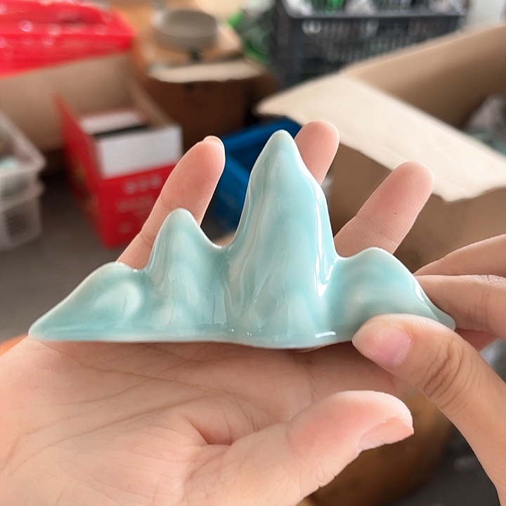 龙泉云间青瓷小米茶器