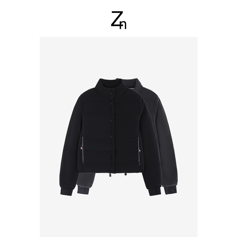 ZnP绒立领短款鹅绒服运动舒适时尚户外休闲女士秋冬A825Z20356