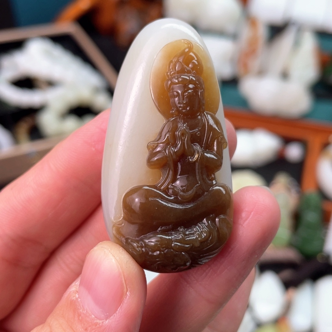 和田玉挂件未镶嵌