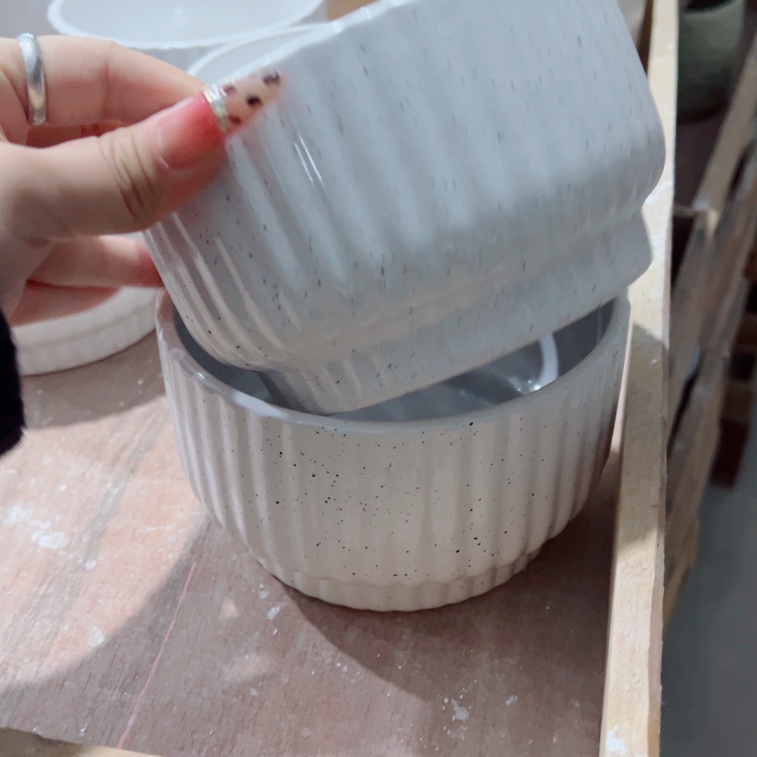 有孔，陶瓷花盆满10米包邮发货